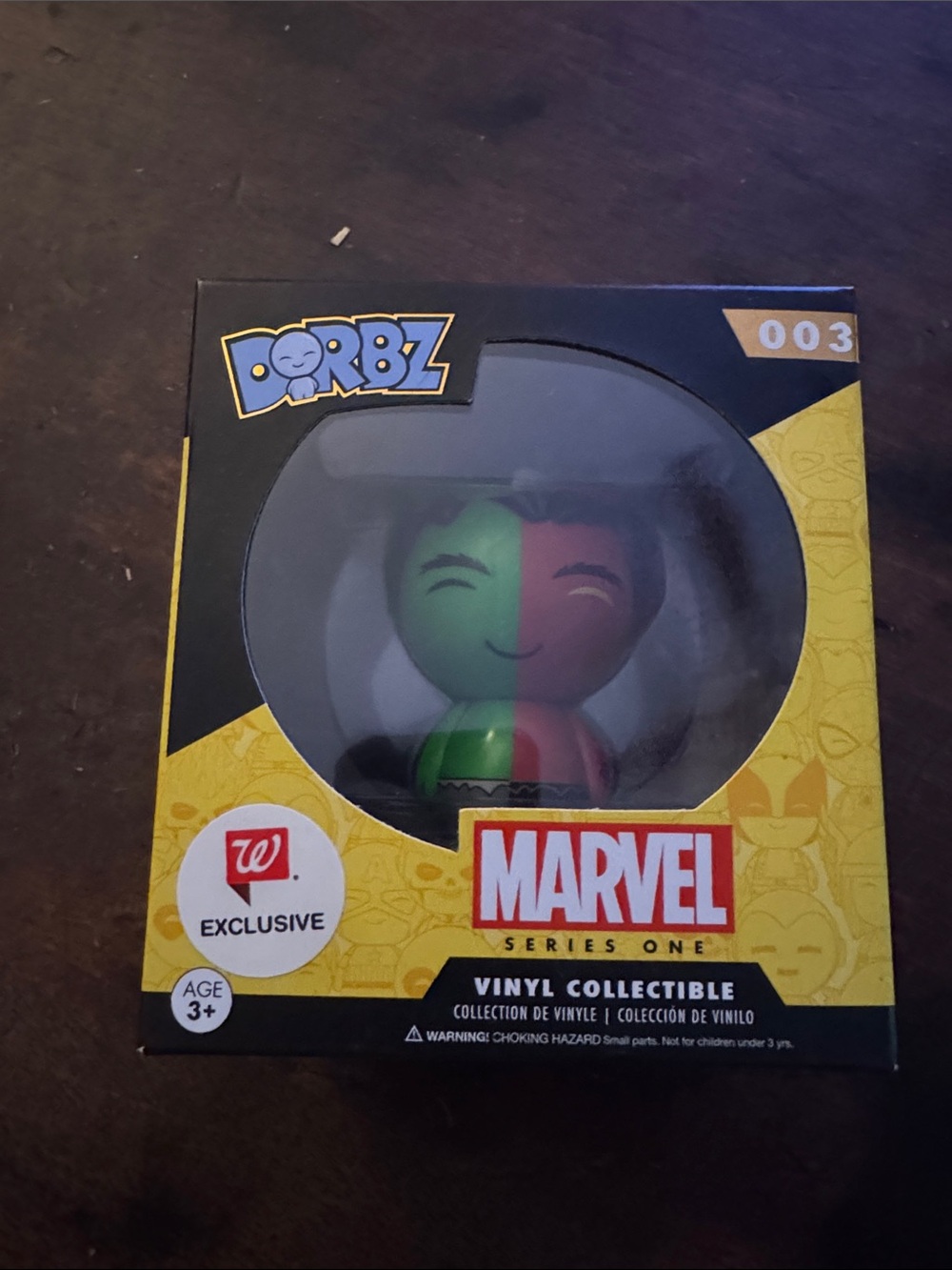 NIB-Marvel Two-Tone Green & Red Dorbz Vinyl Figure-003